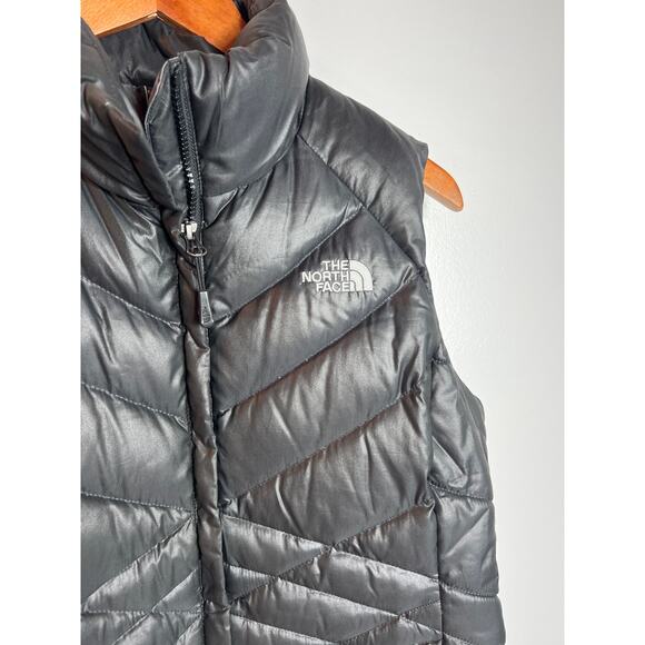 The North Face Puffer Vest Women's Medium 550 Goose Down Black Quilted - Picture 4 of 11